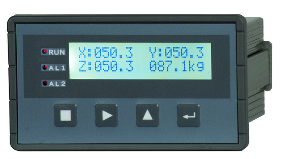 Exhibición en tiempo real de medición de la fuerza resultante del regulador de la mini fuerza 3-D/3-CH