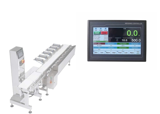 Regulador del indicador de la pesa de chequeo del transportador de HMI, Digital que pesa el indicador del instrumento